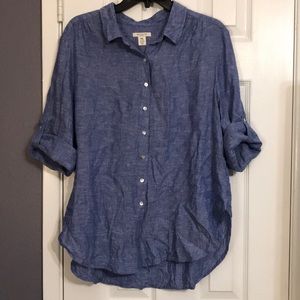 Westbound tie front blouse